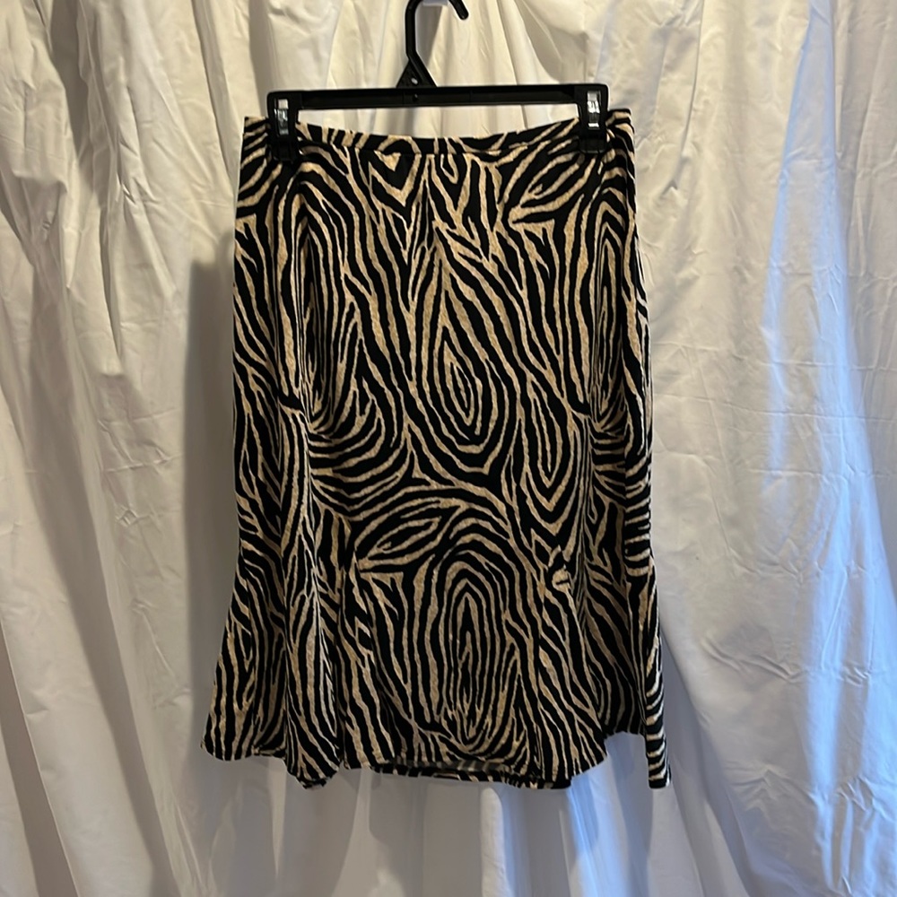 Animal print skirt